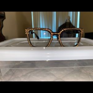Very cute, gold shinning glasses. Never worn.